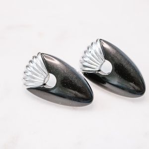 Vintage - Black Drop Earring